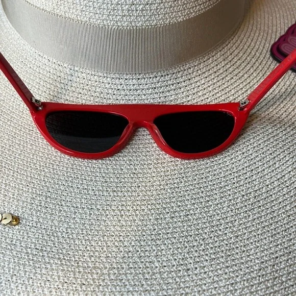 Stella McCartney Kids Cat Eye Sunglasses, Red